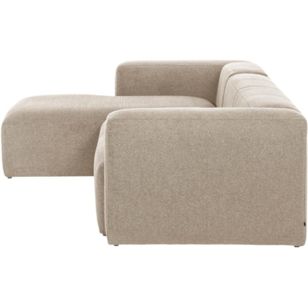 Blok, Chaiselong sofa, Venstrevendt, beige, stof - Image 6